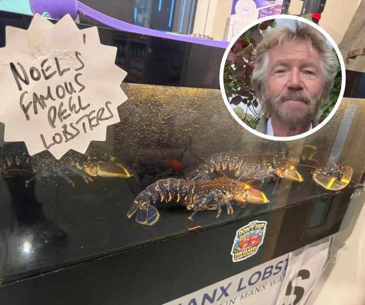 'Noel's famous Peel Lobsters' remain a permanent fixture in the Isle of Man Farm Shop at Glen Helen