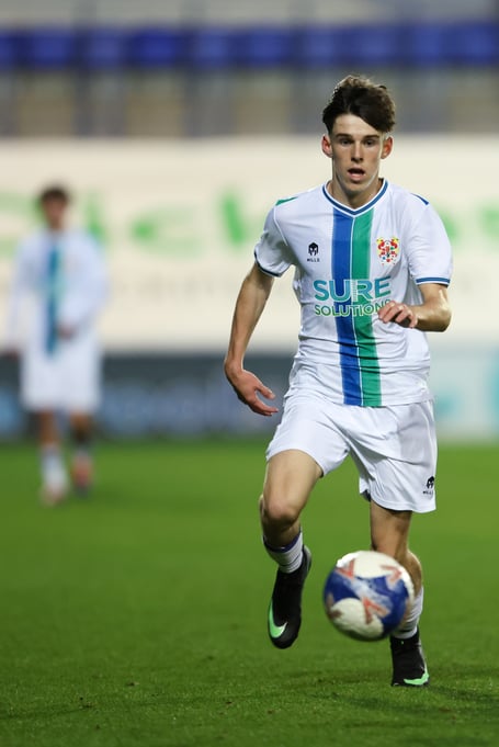 Liam Blake came off the bench to score for Tranmere during their 6-0 victory over Newcastle Blue Star in the FA Youth Cup at Prenton Park on Tuesday evening (Photo: Phil Bryan)