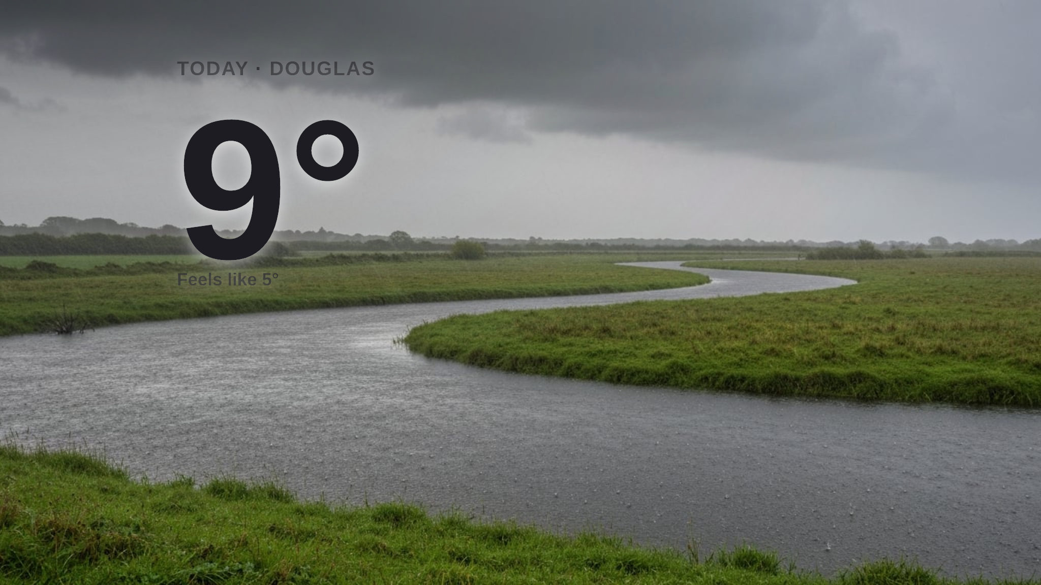 Heavy rain on the way for Douglas - here's your Friday forecast