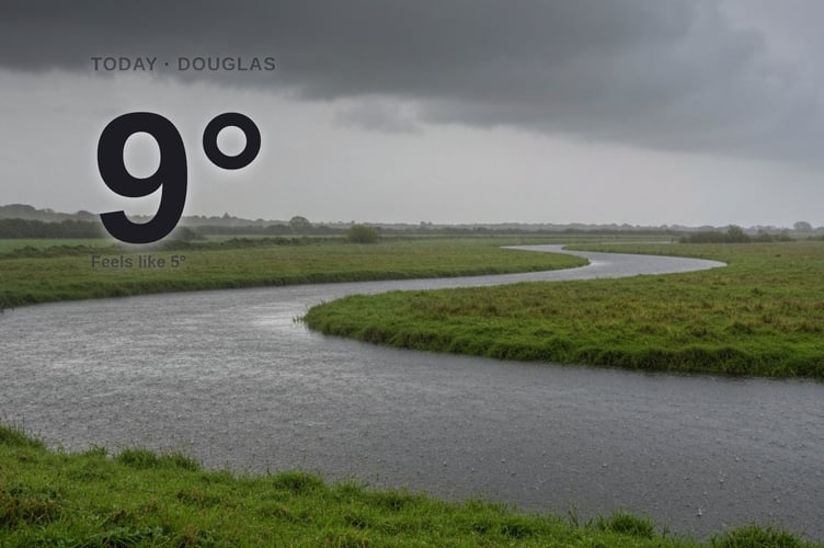 Douglas weather: heavy rain Friday with rain expected and a high of 8°C