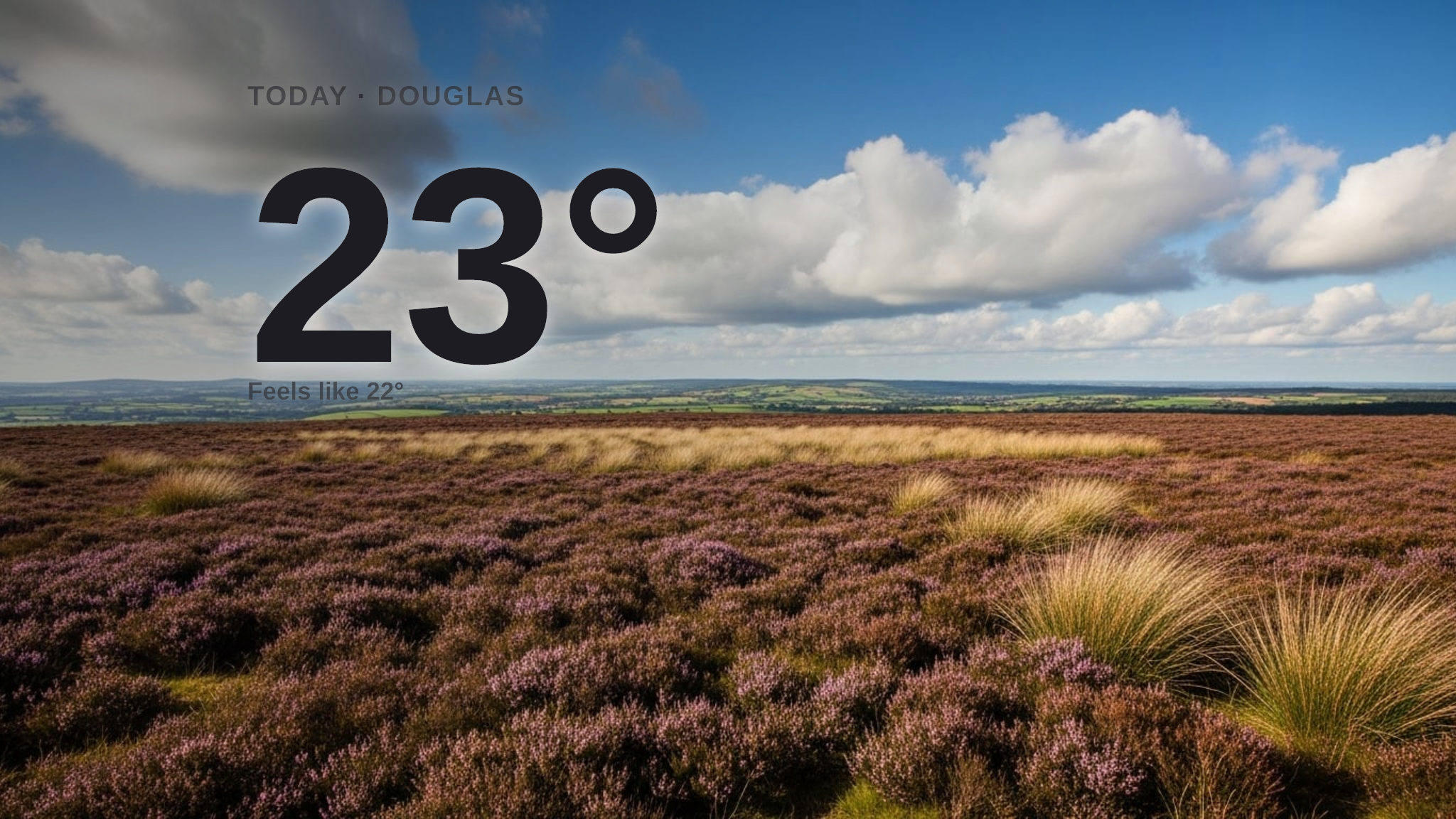 Partly cloudy skies for Douglas today - here's your Wednesday forecast