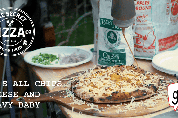 Chips, Cheese & Gravy Pizza by The Secret Pizza Co.