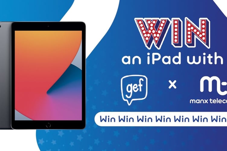 Win an iPad with Gef x Manx Telecom