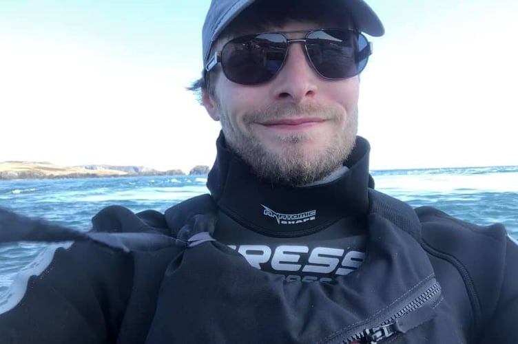 Karl Reaches Halfway Point in Kayak Bid