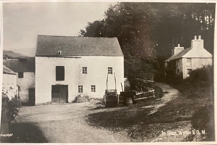 There were five notable mills situated across Glen Wyllin, but aside from Glen Wyllin Mill (now a house in the village) Ballakinag is seemingly the only one remaining in ruin. There were two mills located by the sea, Corjeag’s Mill and a Flax Mill, which fell victim to coastal erosion - and Moaney Mollagh (meaning ‘Turbary Rough’ - don’t ask me), a dyeing and carding mill, which went to ruin in 1869.