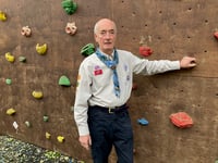 Guy Gains MBE Badge