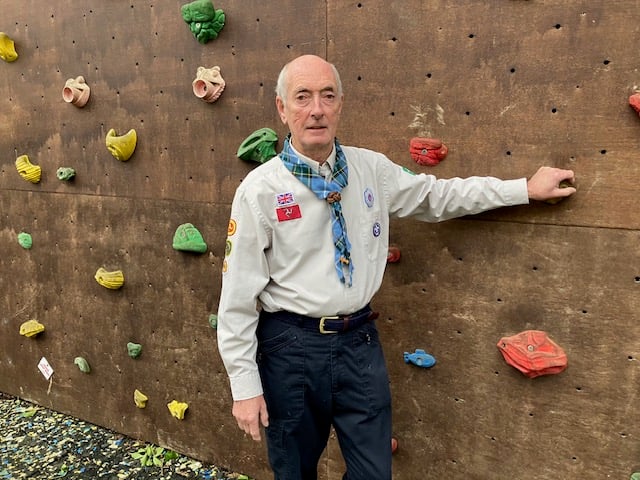 Guy Gains MBE Badge