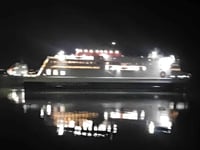 Manxman Stuck in Douglas Harbour