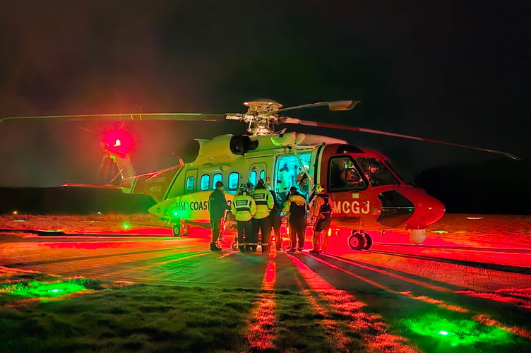 Coastguard Called Out for Med Transfer