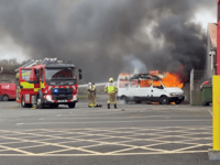 WATCH: Camper Van Blaze Tackled by Crews